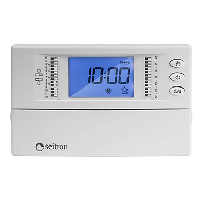 CRONOTERMOSTATO DIGITALE GIORNALIERO SEITRON TCD01B0001GD