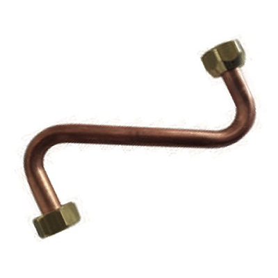 CURVETTA A ''S'' IN RAME PER CASSETTA INCASSO