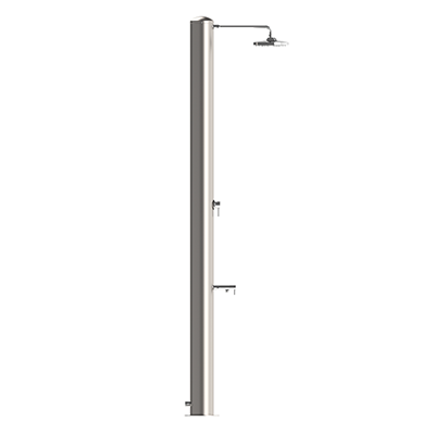 DOCCIA SOLARE ATI IN ACCIAIO INOX SATINATA TEVERE X SOL-JS*GP