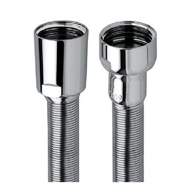 FLESSIBILE DOCCIA CM.150 IN ACCIAIO INOX ANTITORSIONE D.1/2''x1/2'' 1406016