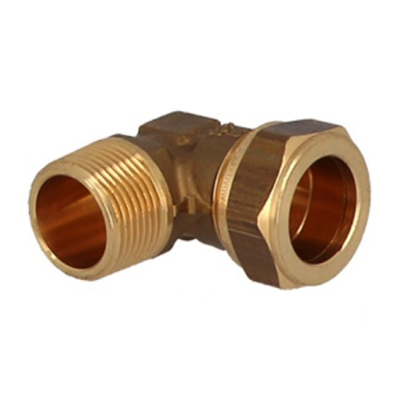 TC Raccordo A Gomito Per Tubo Da Giardino 1/2" (12.7mm) In Ottone | Piastra A Muro 15mm X 1/2, Rubinetto Angolare, Resistente E Duraturo