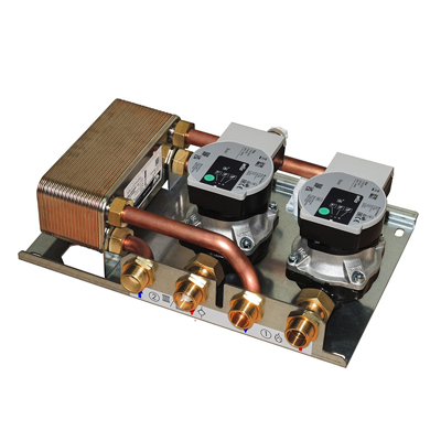 GRUPPO DI SEPARAZIONE CIRCUITI BRV 24KW CON DUE CIRCOLATORI 4031750-24