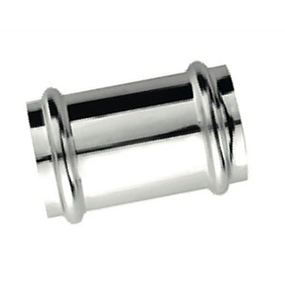 MANICOTTO IN OTTONE CROMATO 32X32mm CON ORING