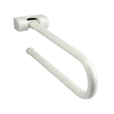 MANIGLIONE BARRA DI SOSTEGNO RIBALTABILE CM.60 VERNICIATO BIANCO