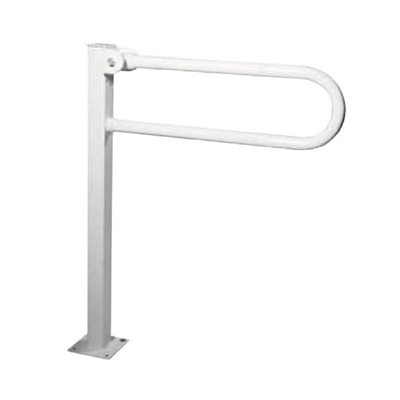 MANIGLIONE BARRA DI SOSTEGNO RIBALTABILE VERTICALE VERNICIATA BIANCA