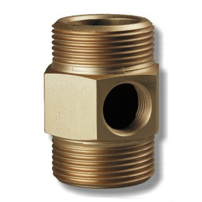 Boutt Tubo Filettato In Ottone 10 Cm - Maschio 15x21 - Pressione Max 5 Bar - Uso Per Liquidi (Vietato Per Gas)