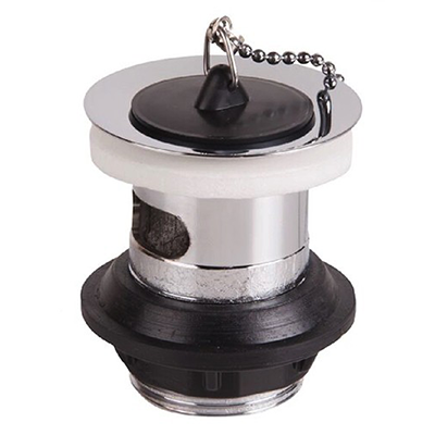 PILETTA 1.1/4X63 CON TROPPOPIENO TAPPO E CATENA