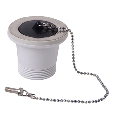 PILETTA IN PP PER LAVELLI INOX 11/2''x70 SENZA TROPPOPIENO TAPPO mm.45,5