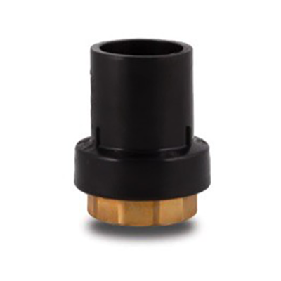 RACCORDO DI TRANSIZIONE PE/OTTONE FEMMINA 25X3/4