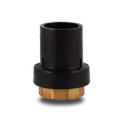 RACCORDO DI TRANSIZIONE PE/OTTONE FEMMINA 63X2