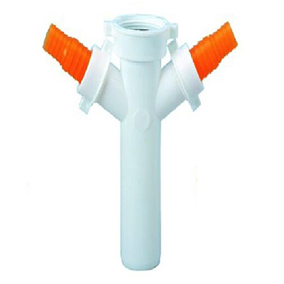 RACCORDO LIRA IN PP CON DOPPIO PORTAGOMMA F.1.1/2X40 8.2410.01