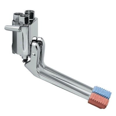 RUBINETTO A DOPPIO PEDALE PARETE IDRAL 02068