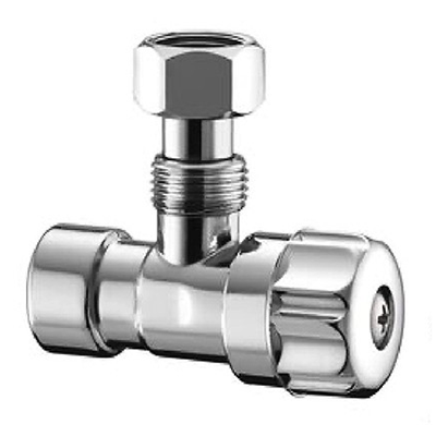 RUBINETTO PER CASSETTA WC DIAMETRO 3/8''x3/8'' CON CODOLO GIREVOLE