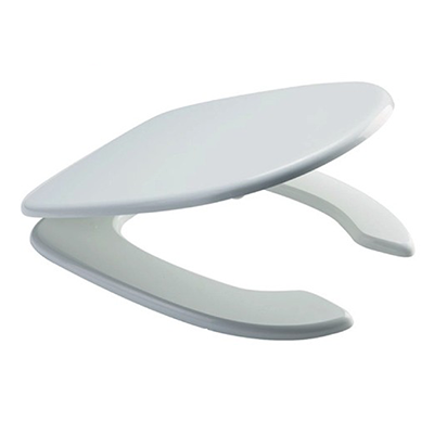 SEDILE WC BIANCO IN LEGNO CON APERTURA FRONTALE PER WC SERIE CASUAL