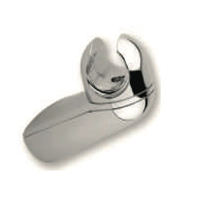 SUPPORTO DUPLEX ORIENTABILE IN ABS CROMATO 1401005