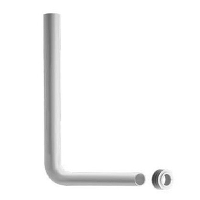 TUBO DI SCARICO PER CASSETTA 620X330 con MORSETTO 50X44