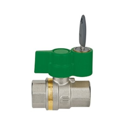VALVOLA A SFERA 3/4 CON CHIAVE ESTRAIBILE
